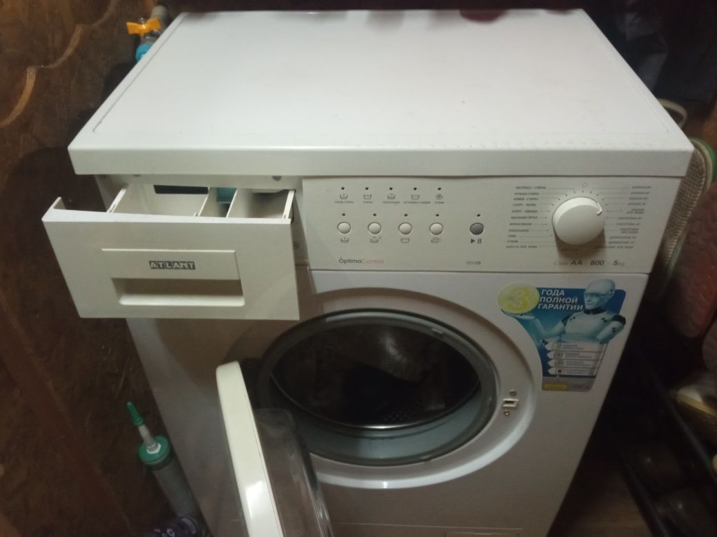 Продам стиральную машину atlant class AA/ 800/ 5kg. в хорошем состоян.