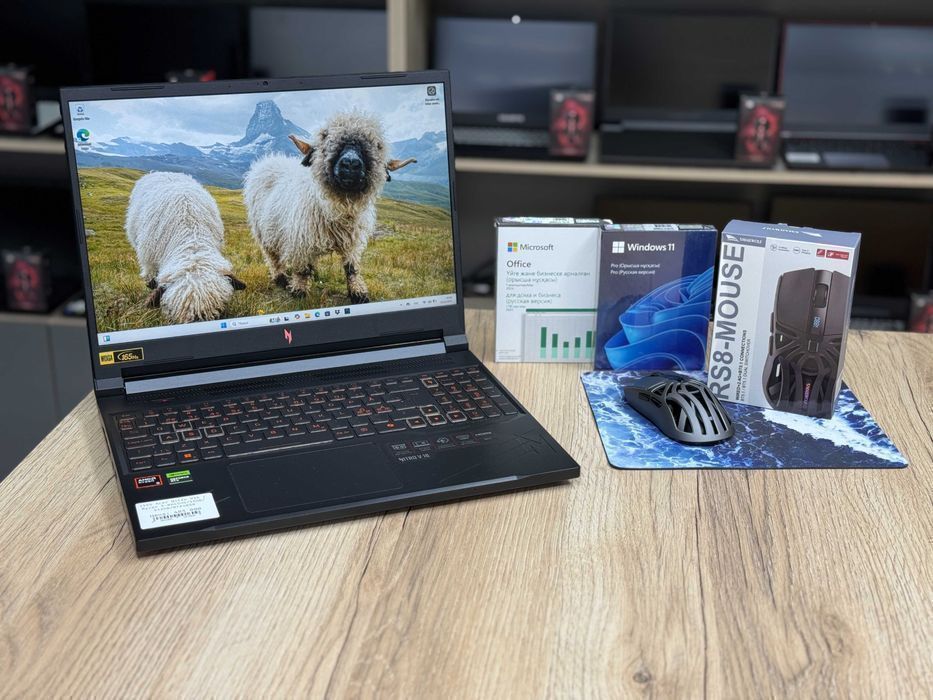 Мощный ноутбук Acer Nitro V16 | Ryzen 5-8645HS | 16GB | 2024[45-c]