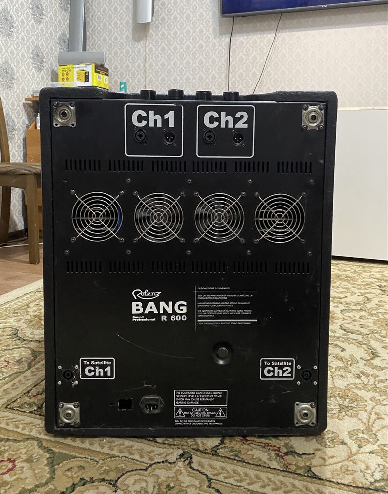 Активный сабвуфер Rolenz BANG R600, 1 штук, 18" дюмовый