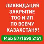 Закрытие/ликвидация  ТОО и ИП
