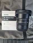 sony sigma 18-50 2.8