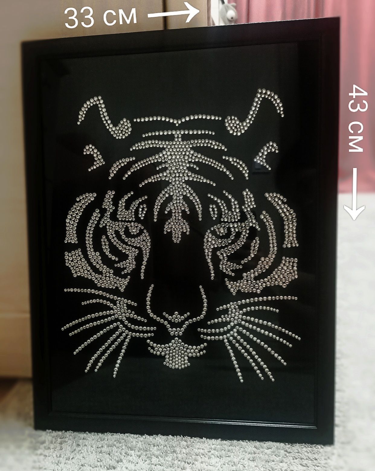 Картина Swarovski  (тигр)