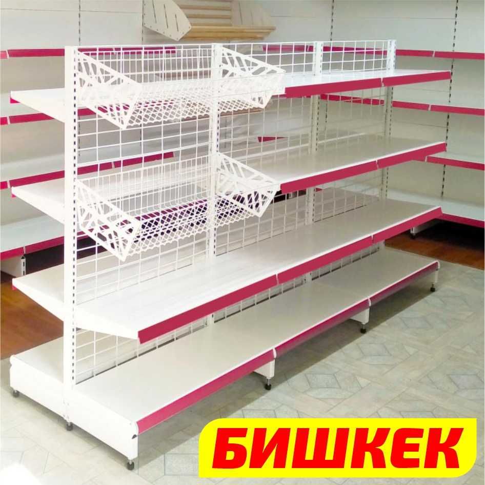 Металлический стеллаж сборный, торговые стеллажи, железная мебель kats