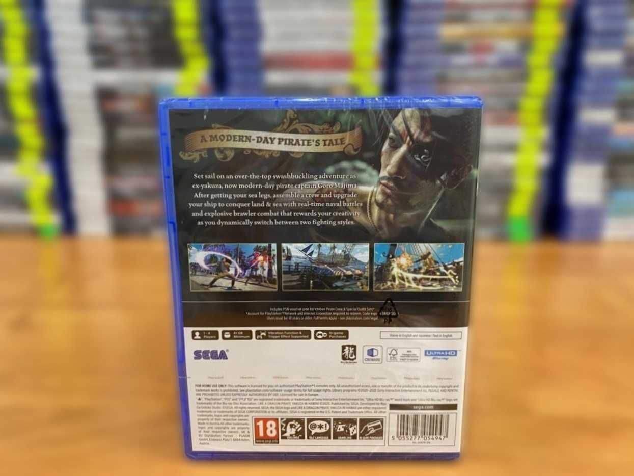 Новый Like a Dragon: Pirate Yakuza in Hawaii PS5 Большой Выбор Игр