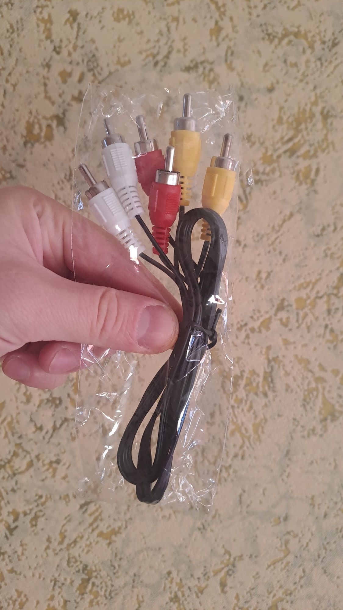 RCA кабель тюльпаны для авто, dvd, видик, спутниковое, тв приставку +