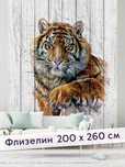 Фотообои флизелиновые (2 листа) Тигр 200х260 см (Postermarket, Россия)