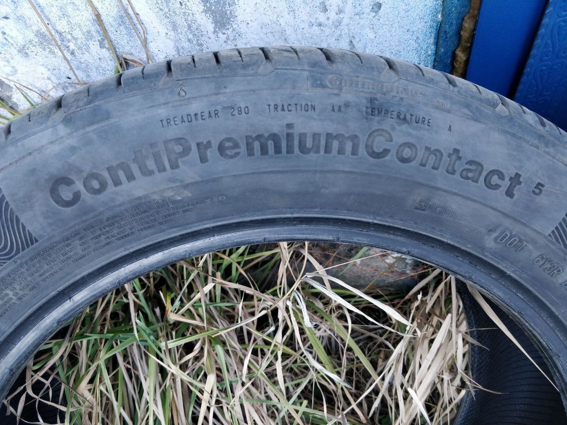 Продам 4 шины Continental ContiPremiumContact 5 215/55 R17 94V
