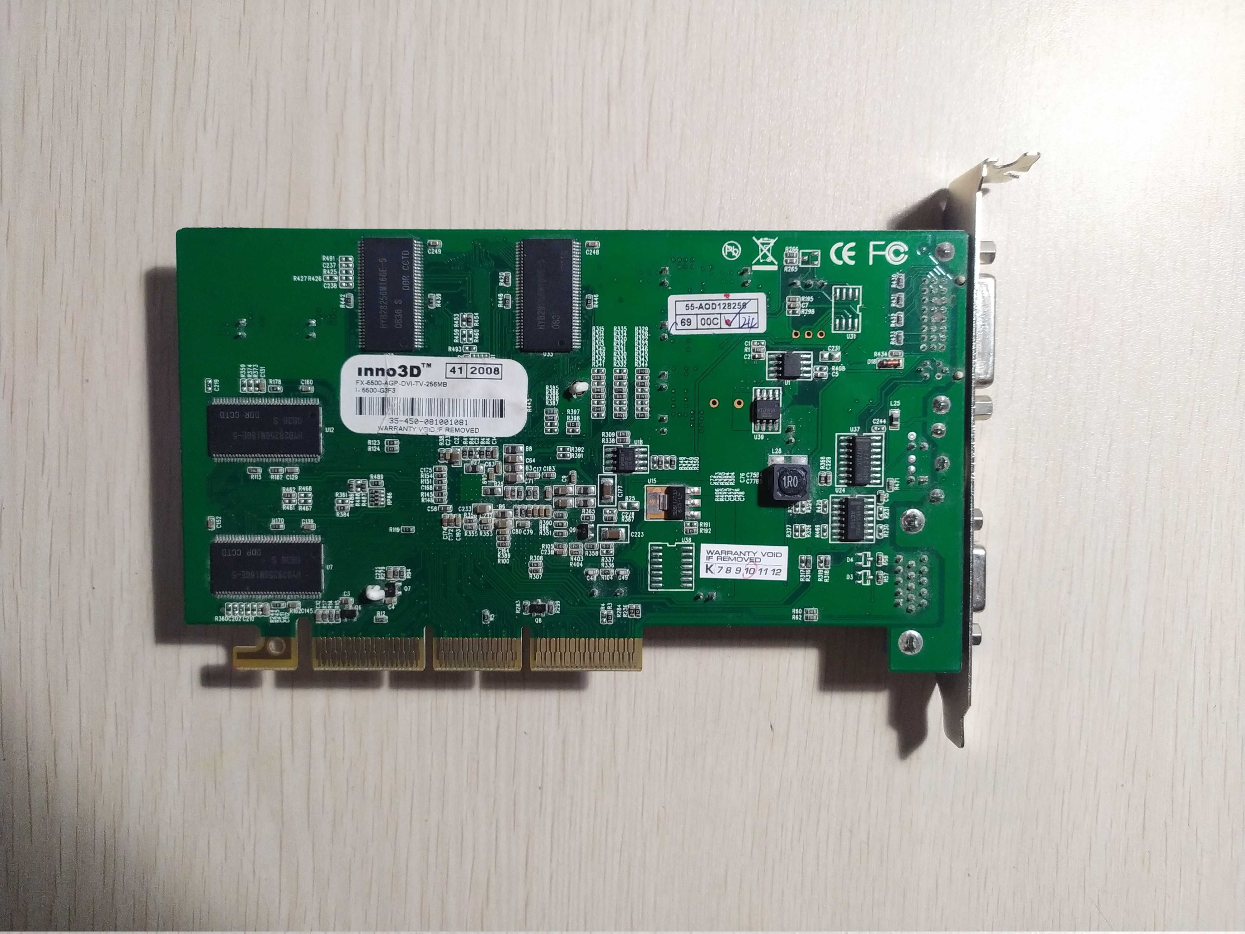 Видеокарта GeForce FX 5500