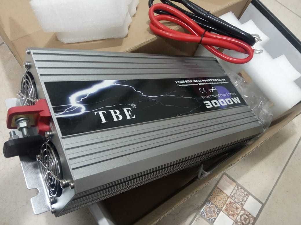 инвертор (чистый синус) инвертор TBE 3000w 24v/220v и другие инверторы
