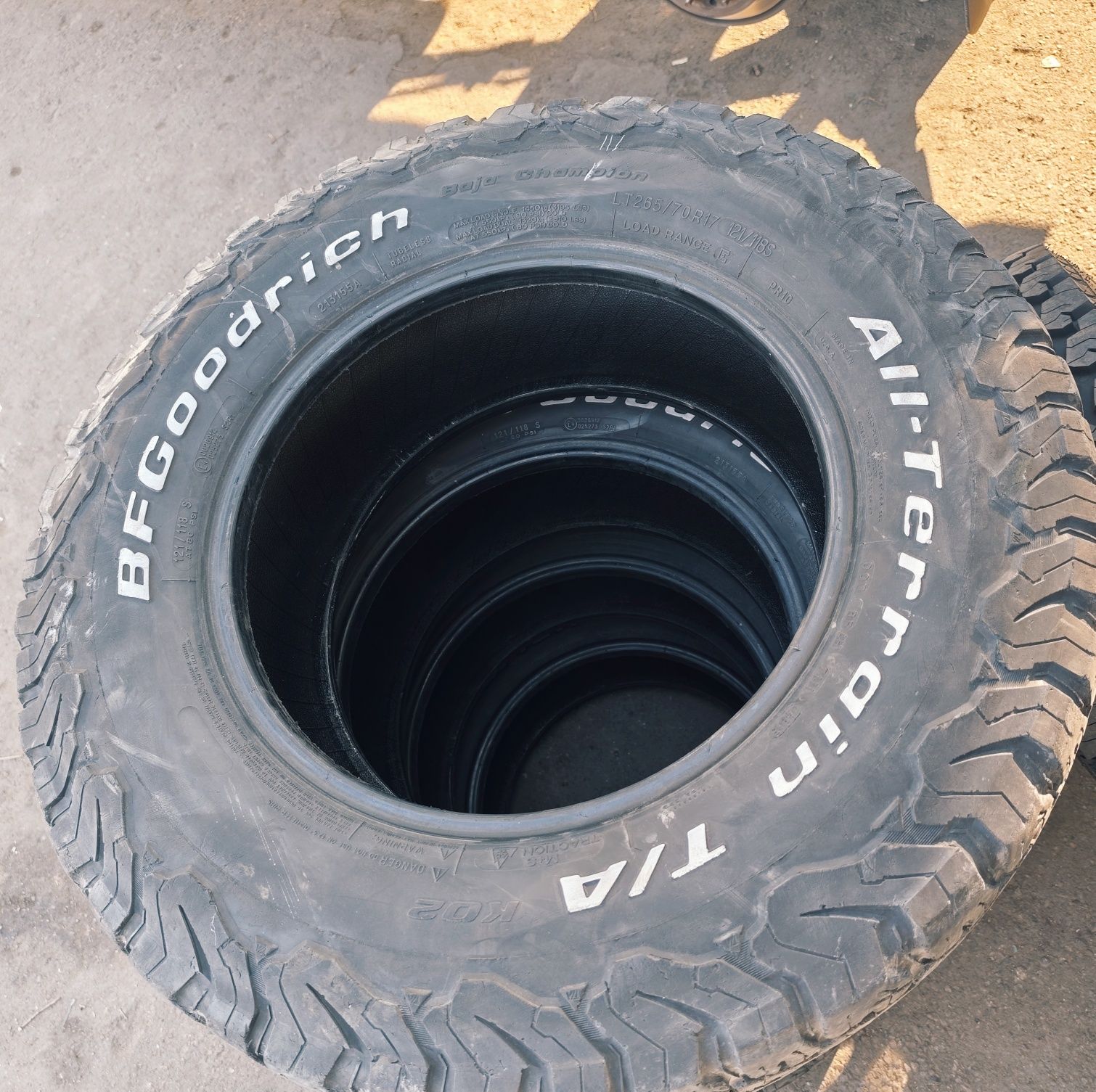 Шины BF GOODRICH 265/70/17