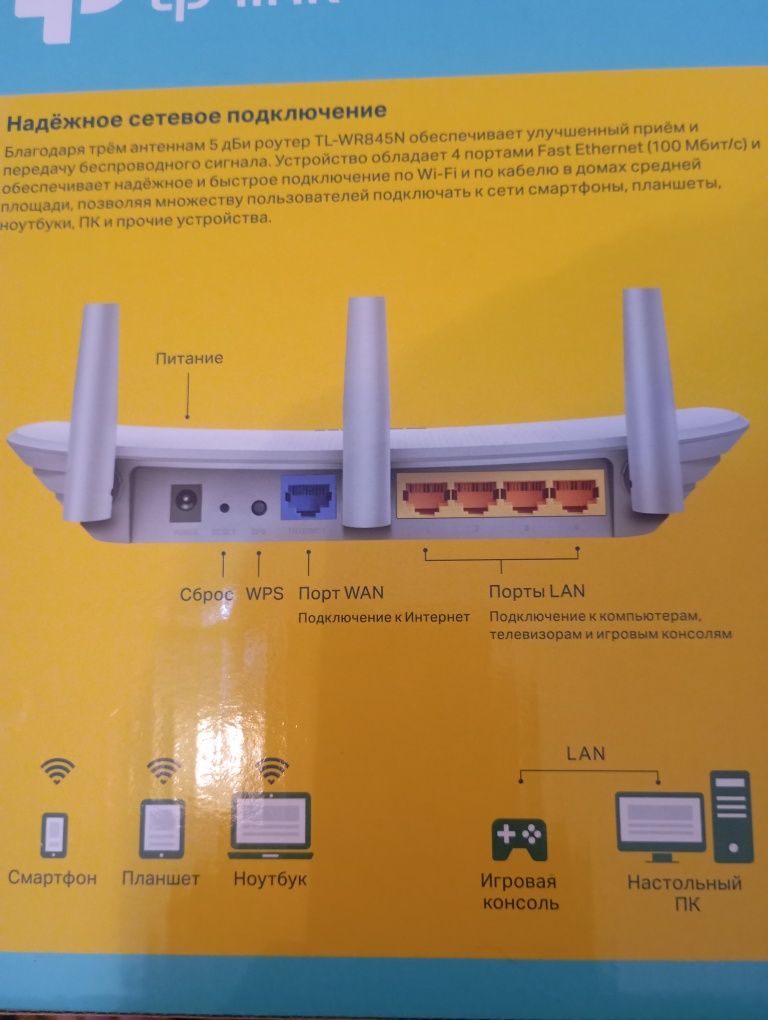 Продам Wi-Fi роутер tp-link N300