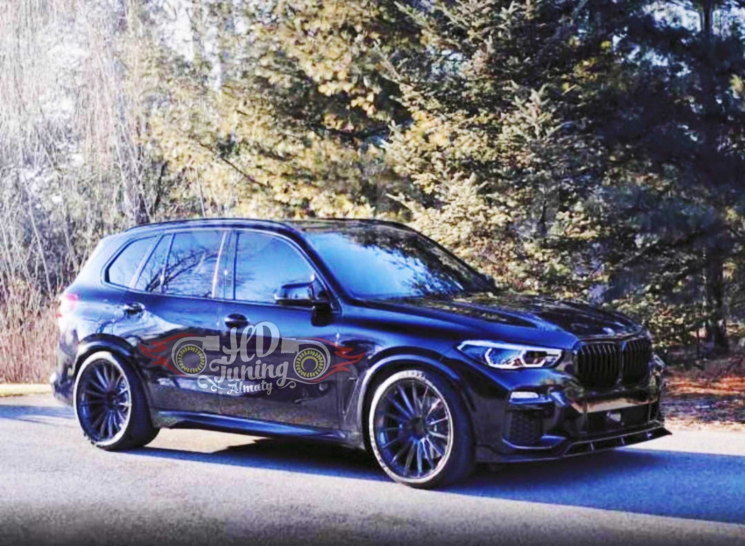 Губа на передний бампер BMW X5 F15 версия М
