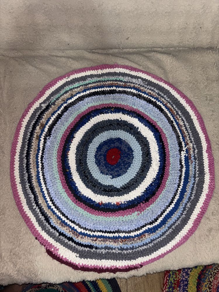 Самодельные коврики-кружки Handmade