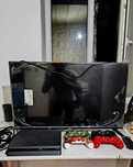 PS4 slim 1тб 4 геймпада TV 32