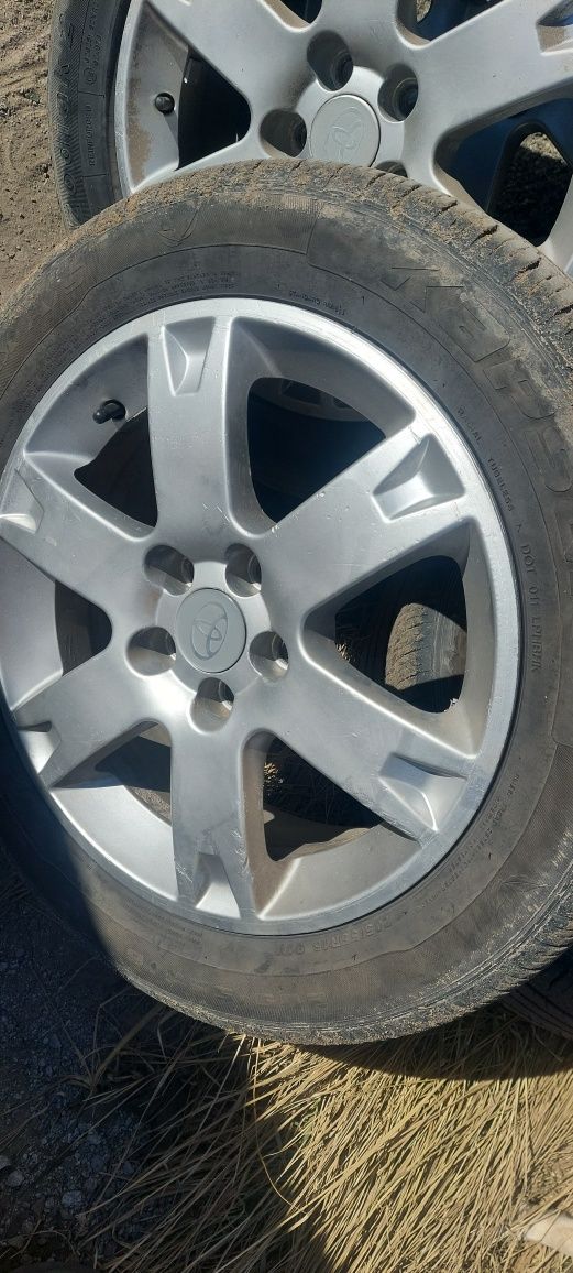 продам диски с резиной R16 5x100 54.1