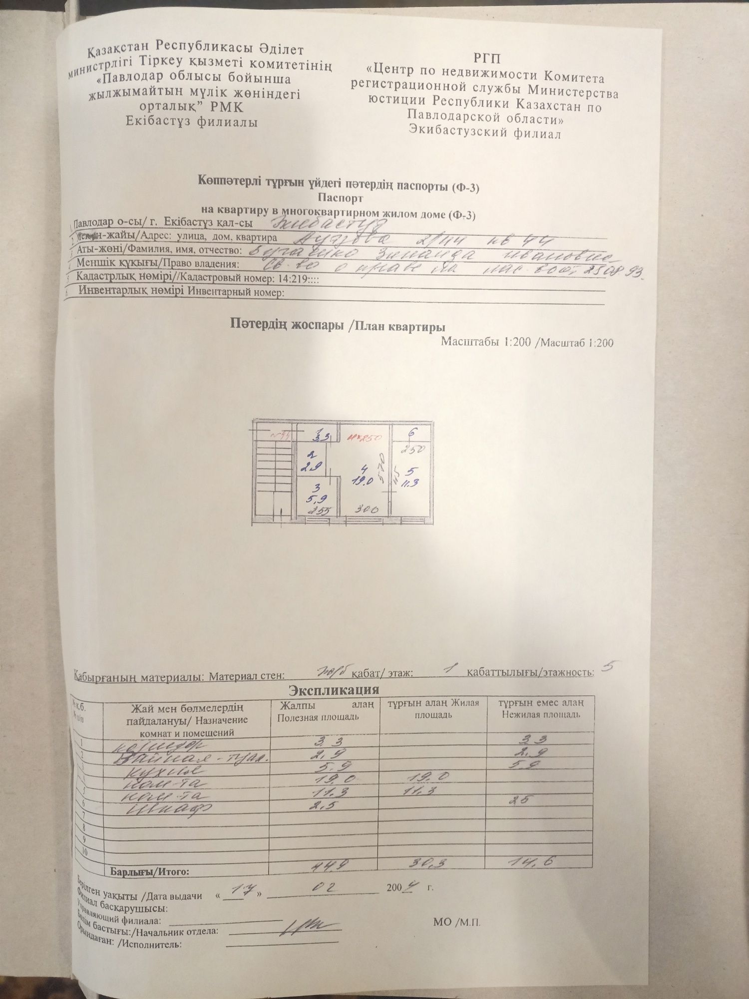Продам квартиру район 5-ой школы