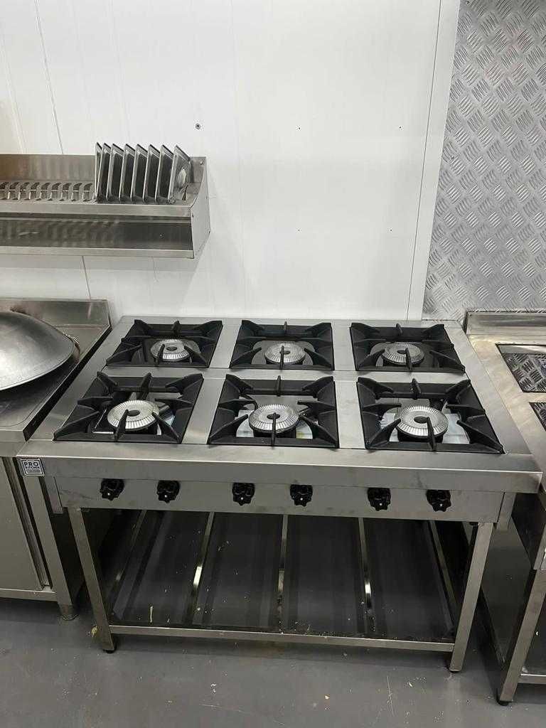 Плита газовая профессиональная, газплита, печь для кафе, ресторана