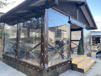 Мягкие окна для беседок,террас изготовление и установка