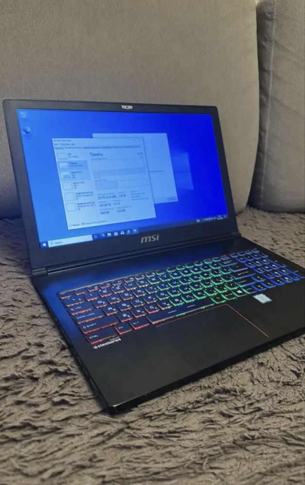 Игровой ноутбук Msi i7 GTX