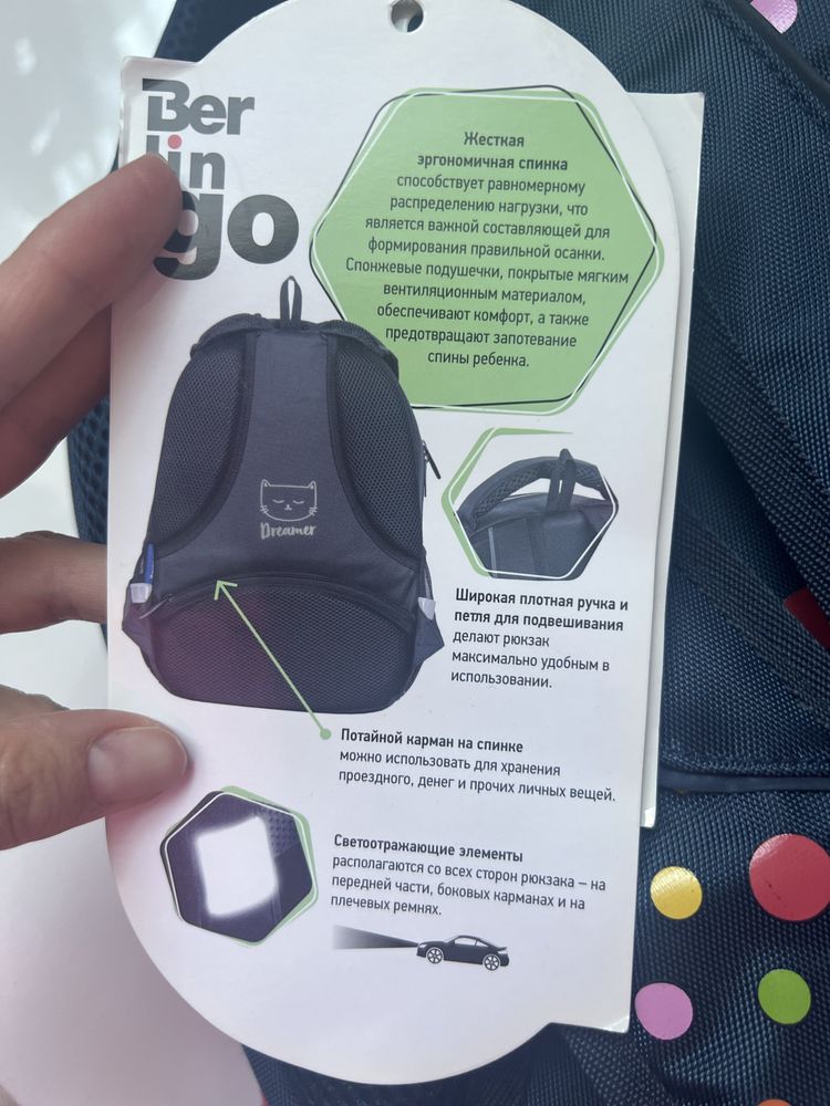 Рюкзак школьный berlingo