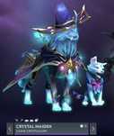 Crystal Maiden Скин Canis Crystallum + Личность + питомец Skin