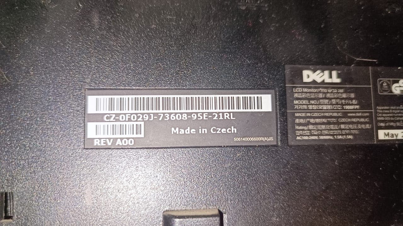 Монитор Dell 1908FPf