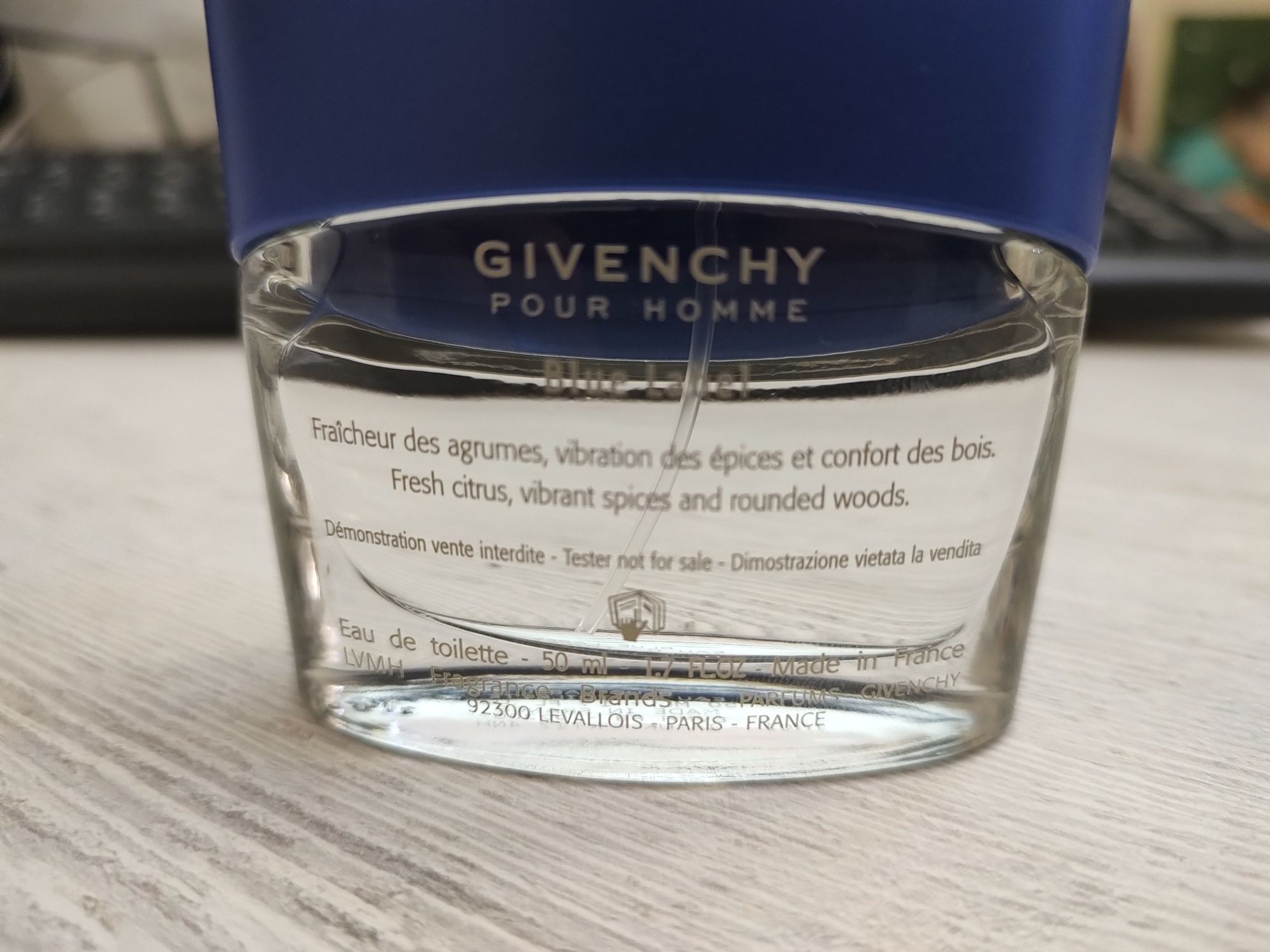 Туалетная вода для мужчин Givenchy pour homme blue label