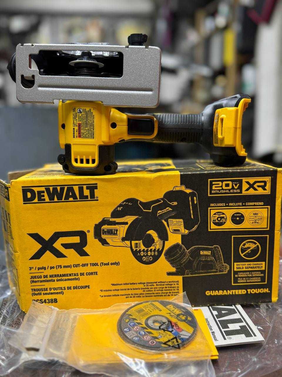 Отрезная машина DeWALT DCS438, Аккумуляторная дисковая пила, ОРИГИНАЛ