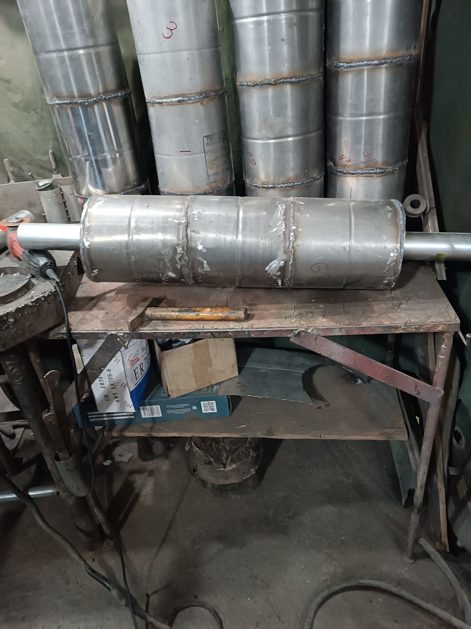 Глушитель на газель