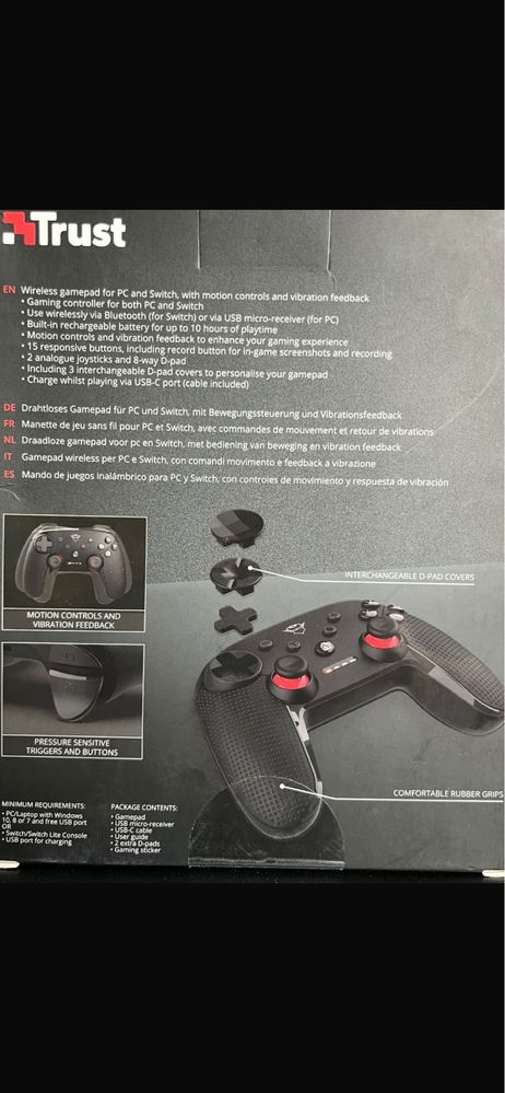 Trust. GXT 1230. Беспроводной геймпад . Новый