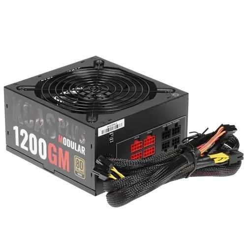 Запечатанный новый блок питания AeroCool KCAS Plus 1200GM, 1200W, ATX