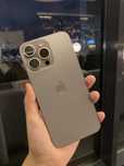 Iphone 15 pro max natural titanium