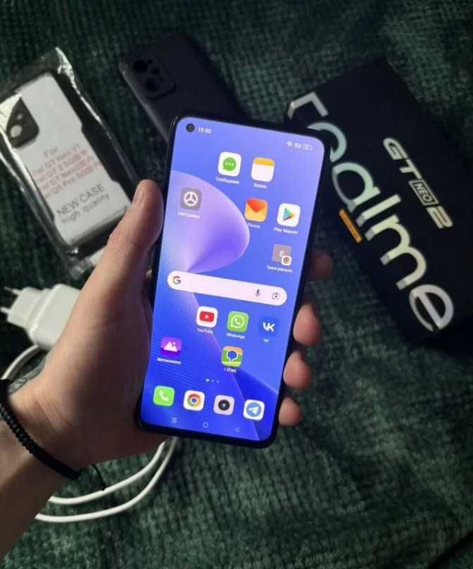 Продаю Realme GT Neo 2 — 12/256 ГБ | Snapdragon 870 | AMOLED 120 Гц