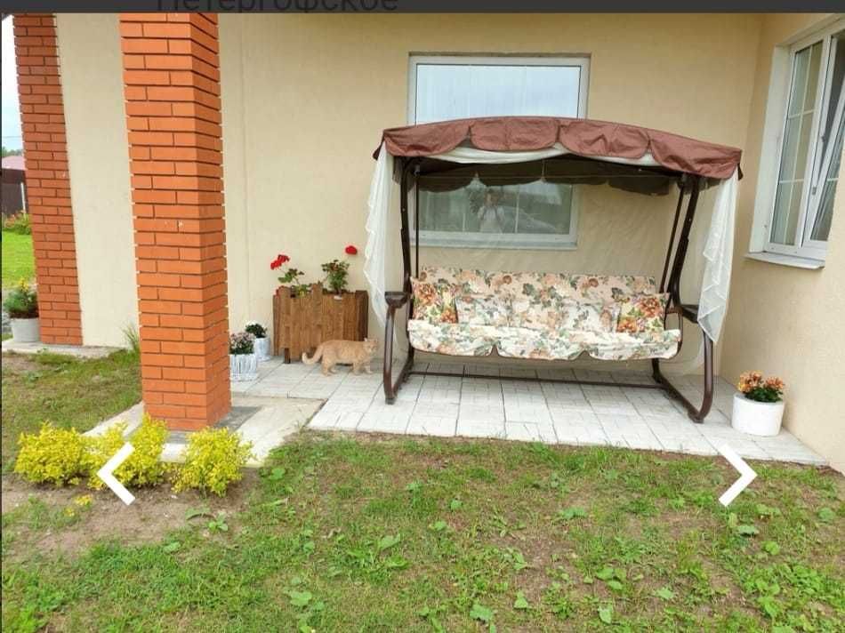Качели садовые трехместные 208 см х 123 см х 146 см Беларусь