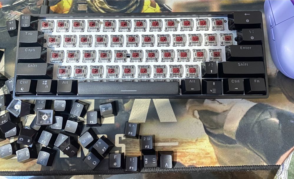 механическая клавиатура gk61
