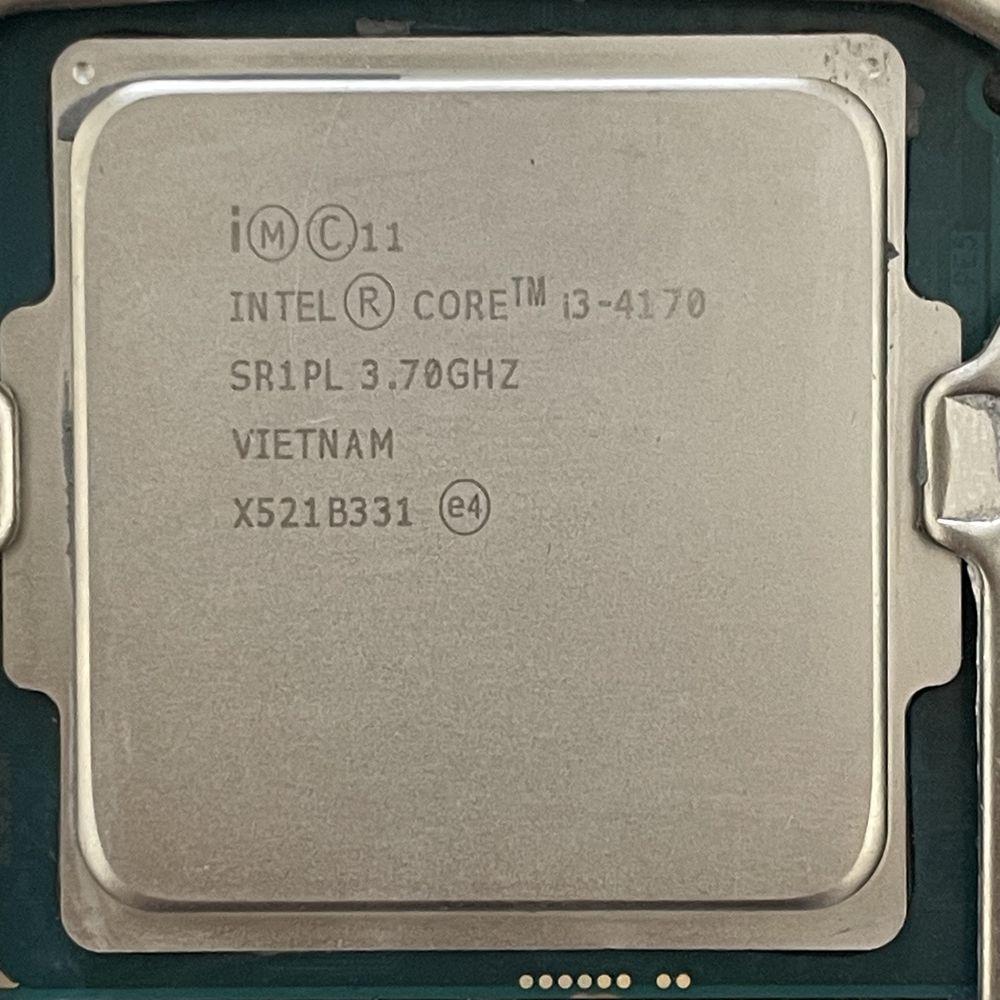 Материнская плата + i3 4170 +ddr3 10gb