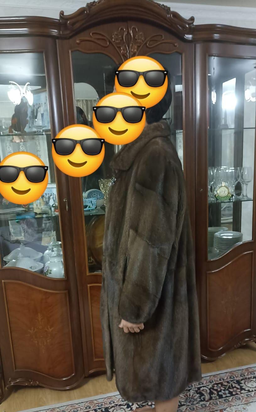 Шуба натуральная из американской норки