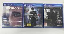 Uncharted 4,Detroit,Одни из нас 1,Ufc 3 фото нету на PS4