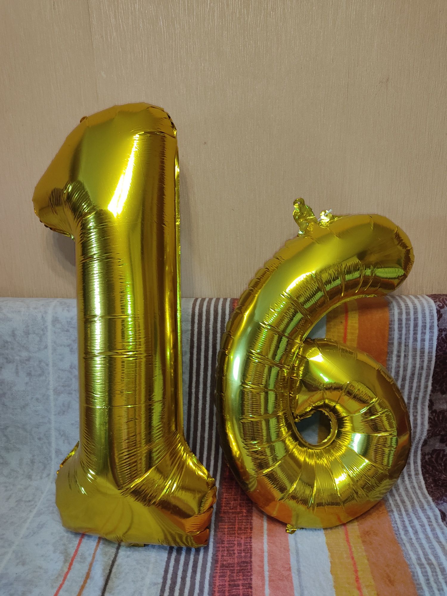 Золотые цифры 80 и 60 см