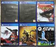 Игры на пс4 dark souls, fc24, mortla kombat, Hogwarts, Призрак цусимы