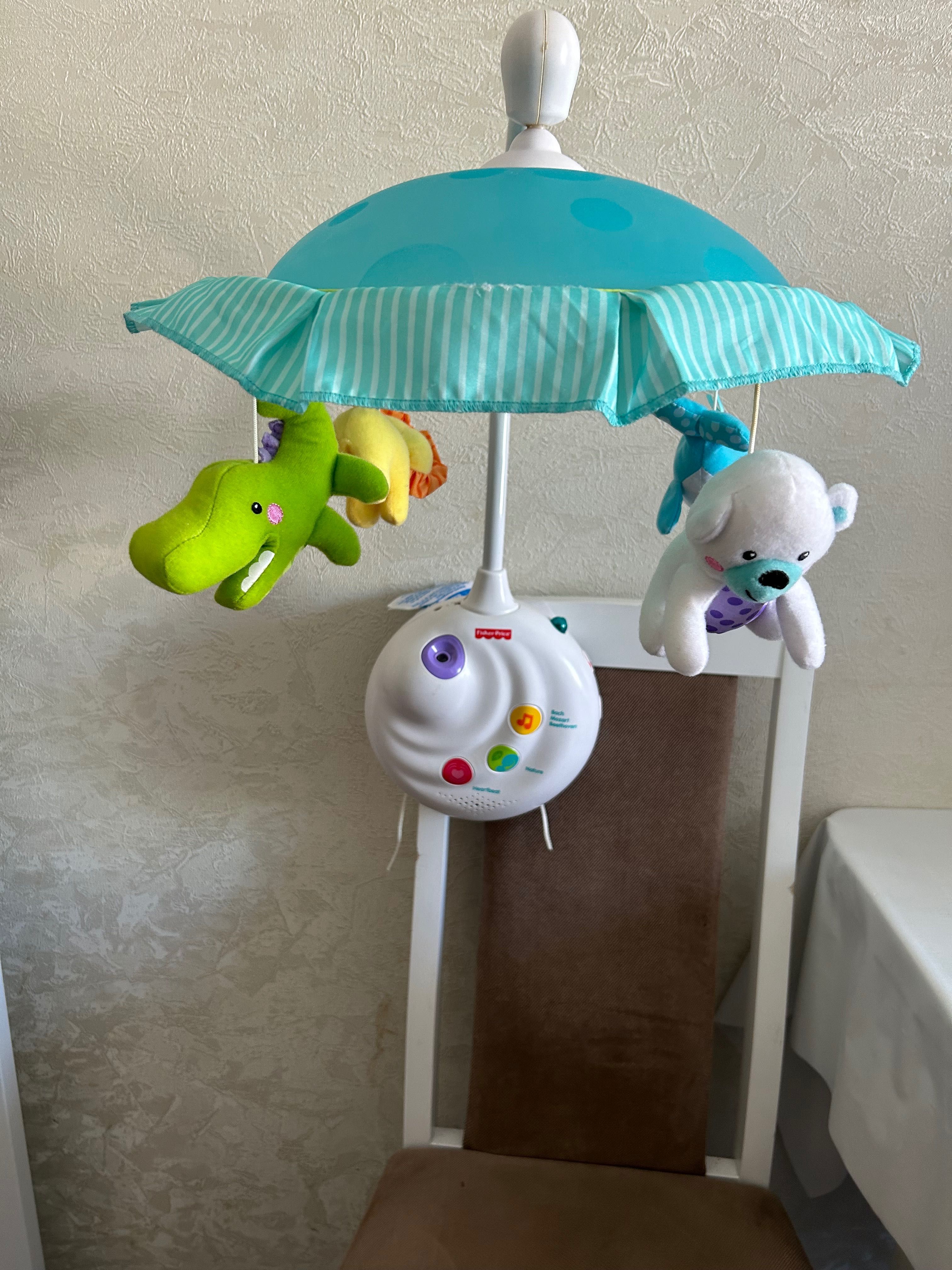 Музыкальный мобиль-проектор 2 в 1 Fisher Price "Чудесная Планета"