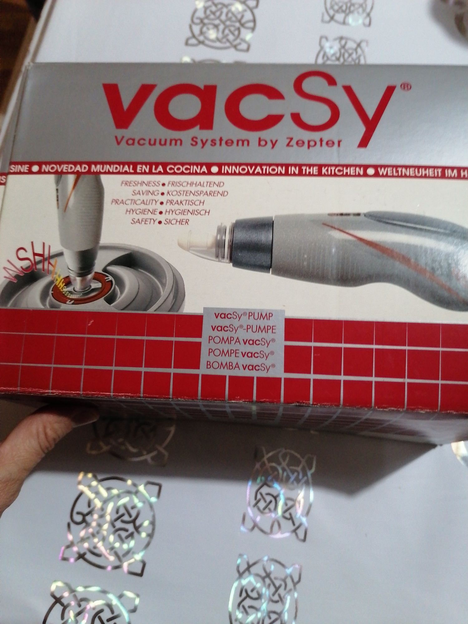 Цептер VacSy насос сатамын, ұсталмаған жаңа.