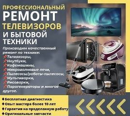 Качественный ремонт телевизоров от сервиса PROFESSIONAL