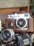 Фотоаппарат Зорки рабочем состоянии