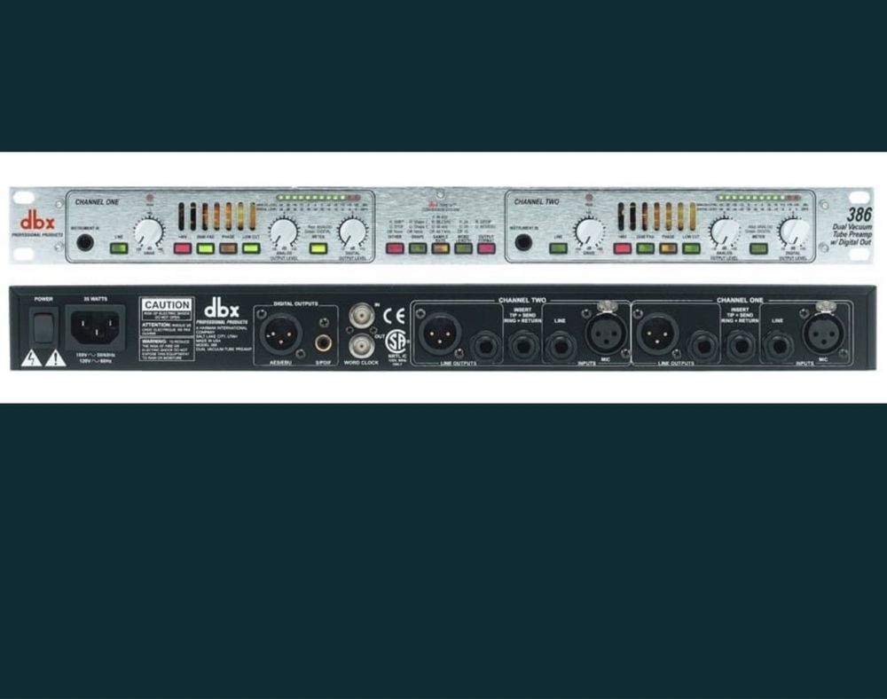 Продам dbx prifessional  386 tube Preamp