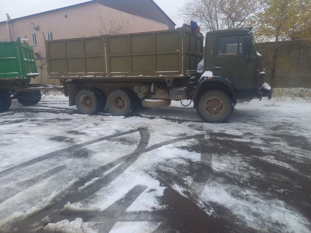 Камаз 55102 с прицепом