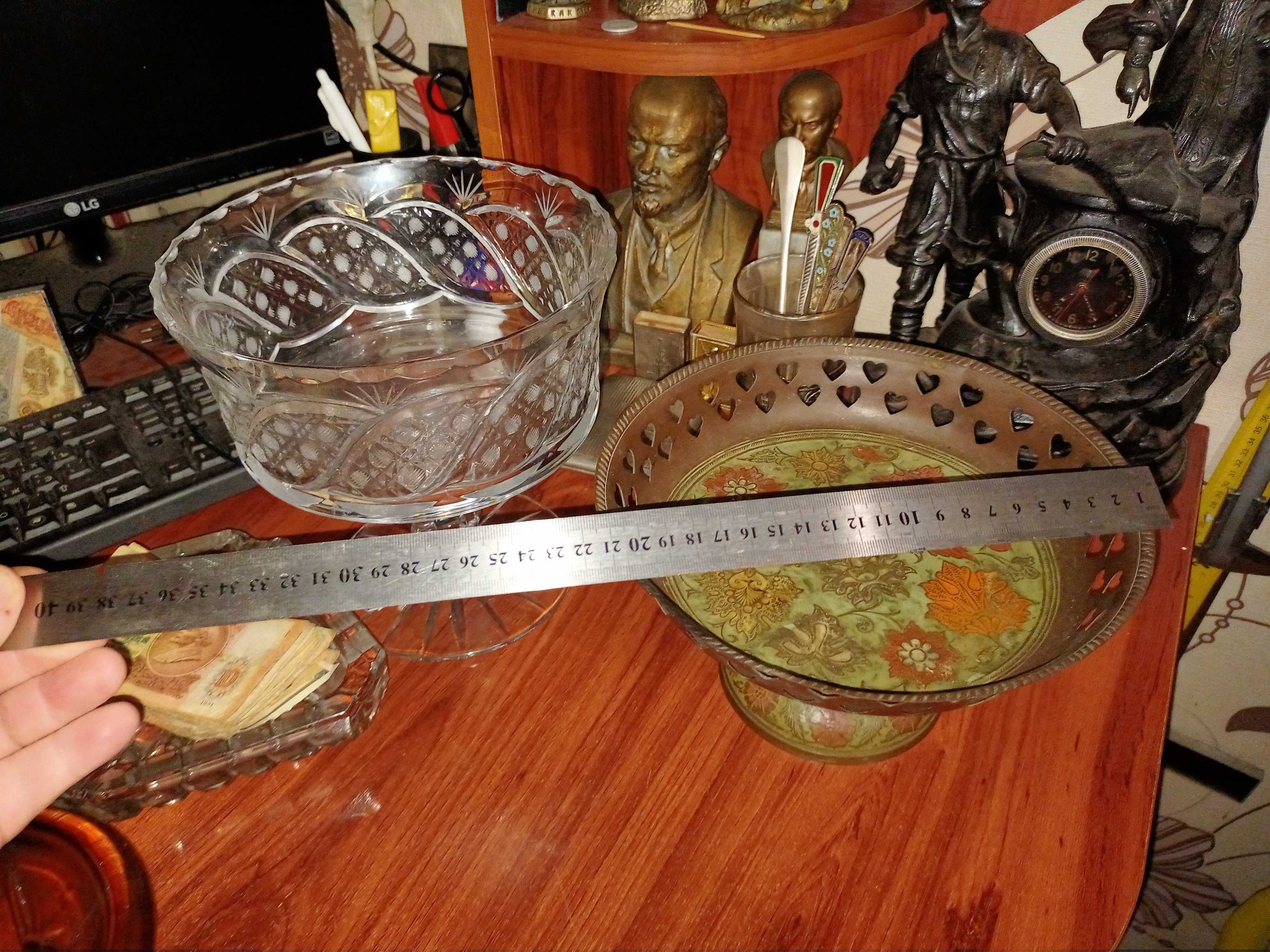 конфетницы солатницы ссср хрусталь