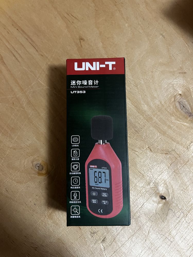 Шумомер, Лазерный дальномер  и Люксметр бренда Uni-t