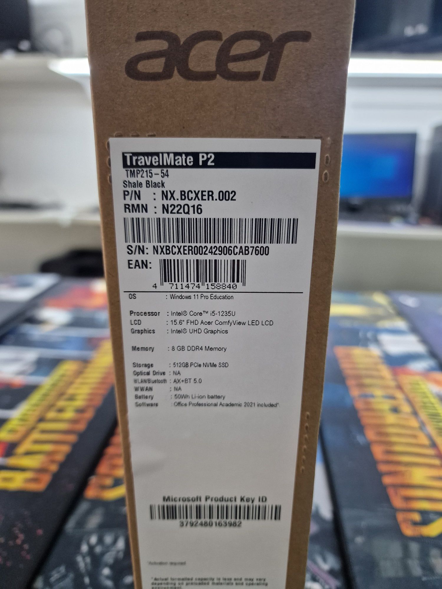 Новый офисный ноутбук Acer