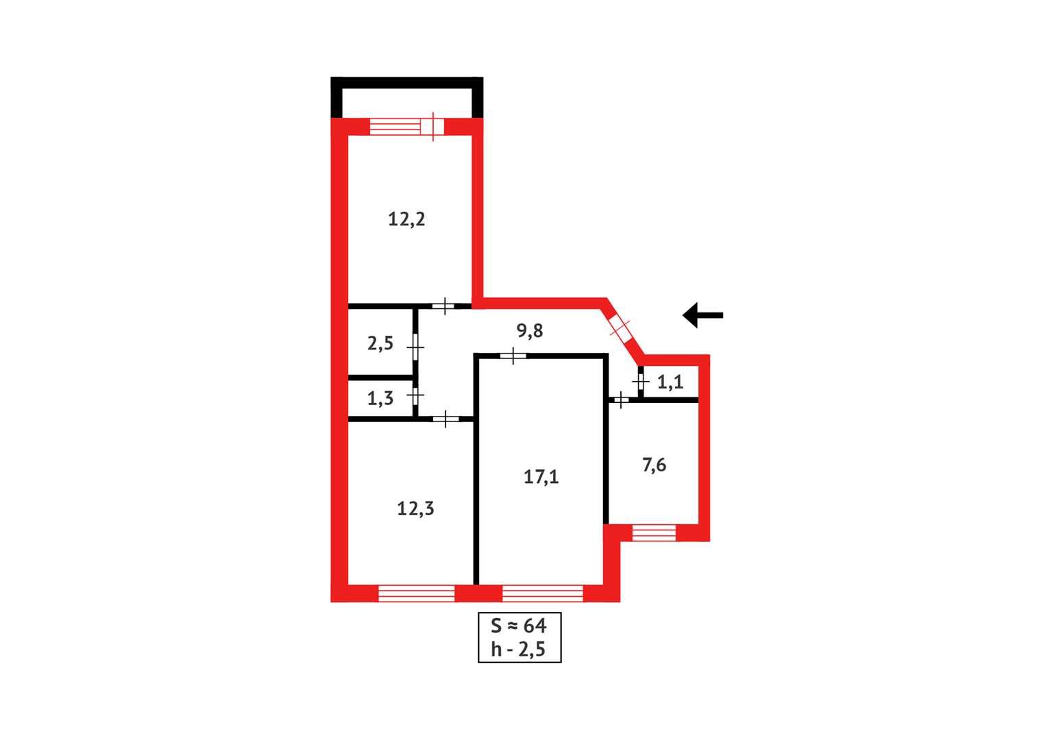 Продам 3х комнатную улучшенную квартиру в Майкудуке, 15 мкрн.